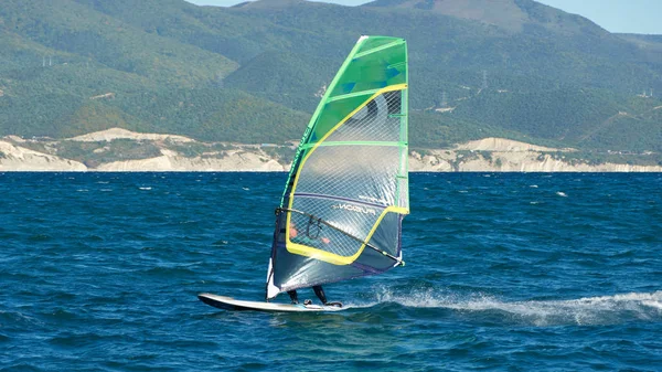 Windsurfing Blak Sea Novorossiysk — Stock Photo, Image