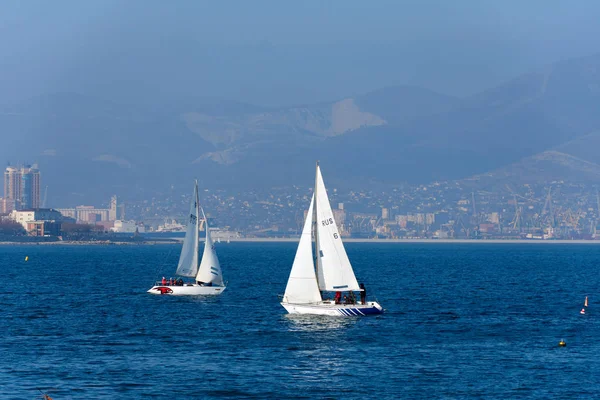 Yacht Dans Mer Noire — Photo