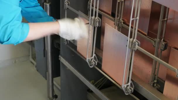 回路基板の製造 電気風呂 工学生産 ワークフローで電気風呂の基板 — ストック動画