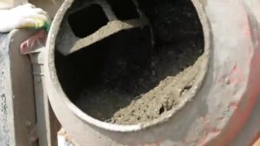 Beton mikseri çimento çözüm karışımları