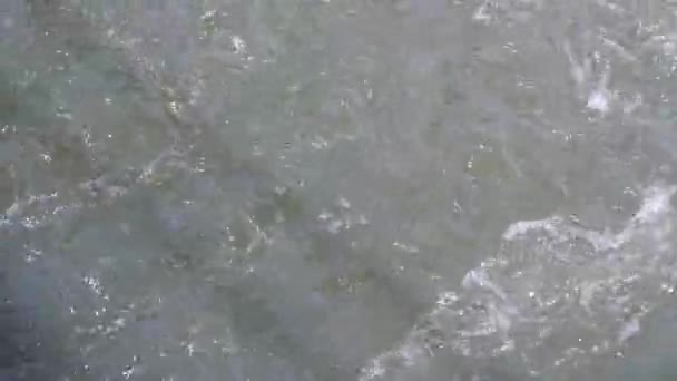 Eau Turbulente Barrage Eau Qui Coule Petit Barrage — Video