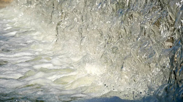 Wody Płynącej Tamy Wodospad — Zdjęcie stockowe
