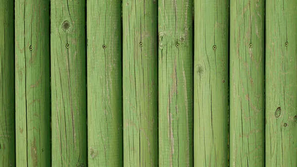 Зеленый Деревянный Забор Фон Сельской Местности — стоковое фото