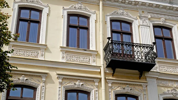 Antigua Casa Con Balcón Grodno Belarús — Foto de Stock