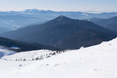  Karpat Dağları, kış, Ukrayna