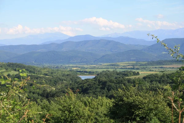 Picturesque View Lake Trees Mountains — Stock Photo, Image