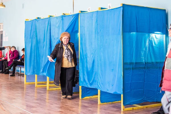 Lysychansk, Ucrania - 31-03-2019 Elección del Presidente del Reino Unido —  Fotos de Stock