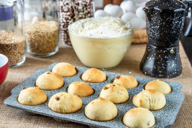 yemek pişirme kek pişmiş