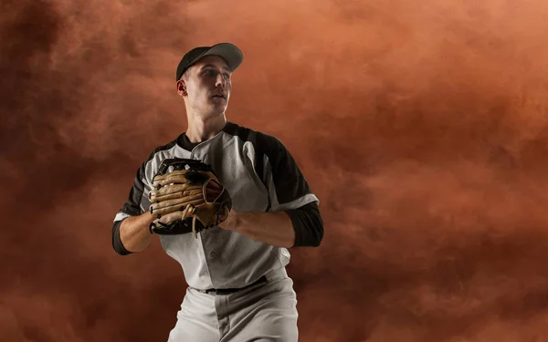 Baseball player at professional baseball