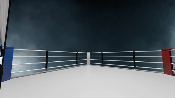 Renderizado Anillo Boxeo — Foto de Stock