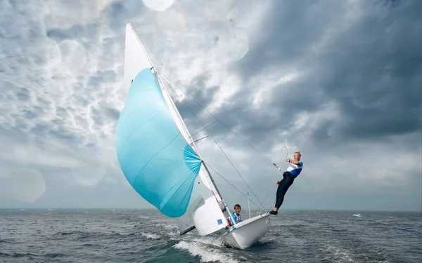Sailing Yacht Race Yachting Sailing Regatta — Stock Photo, Image