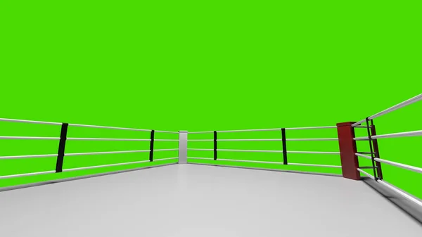 3D render Boxing ring.