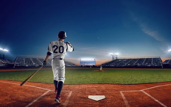 Бейсболист Профессиональном Бейсбольном Стадионе Дури — стоковое фото