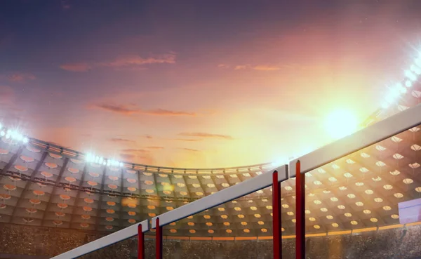 3-D athletics stadium. Render 3-d.