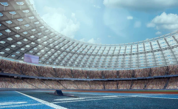 Estadio Atletismo Render — Foto de Stock