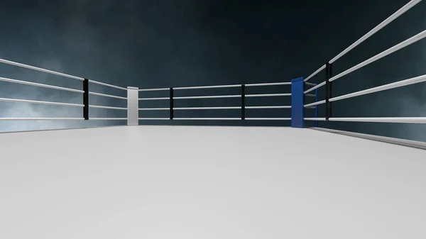 Renderizado Anillo Boxeo — Foto de Stock