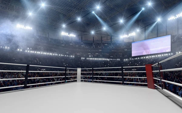 Renderizar Anel Boxe — Fotografia de Stock