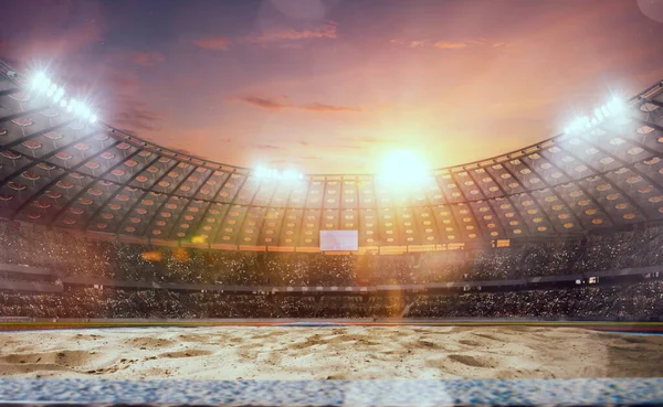 Estádio Atletismo Renderizar — Fotografia de Stock