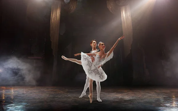 Ballet Classical Ballet Performed Couple Ballet Dancers — Stock Photo, Image