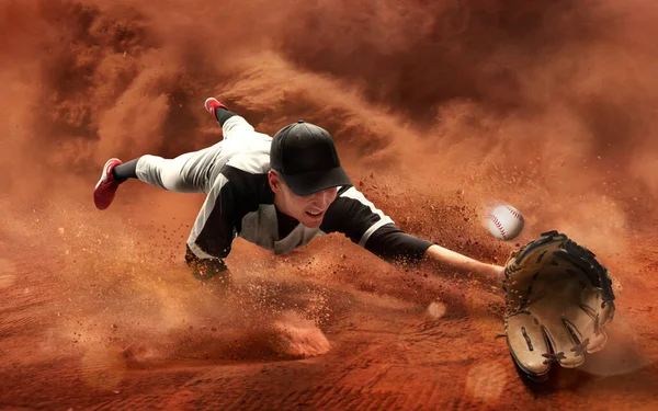 Giocatore Baseball Baseball Professionista — Foto Stock