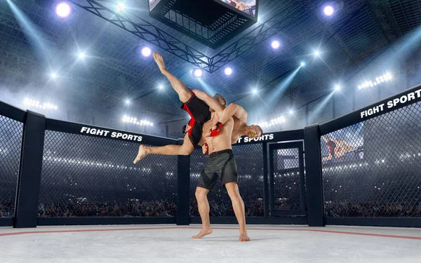 Mma Fighters Fighting Championship — Stock Photo, Image