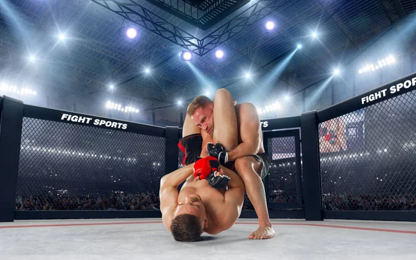 Combatientes Mma Campeonato Lucha — Foto de Stock