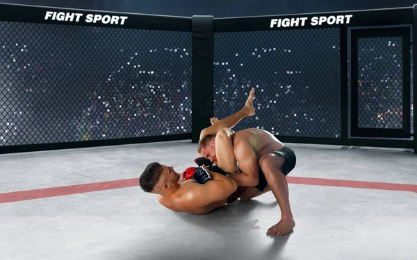 Combatientes Mma Campeonato Lucha — Foto de Stock