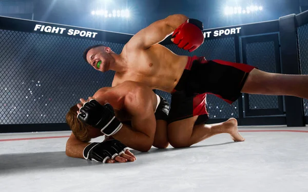 Combatientes Mma Campeonato Lucha —  Fotos de Stock