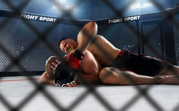 Mma Fighters Fighting Championship — Stock Photo, Image