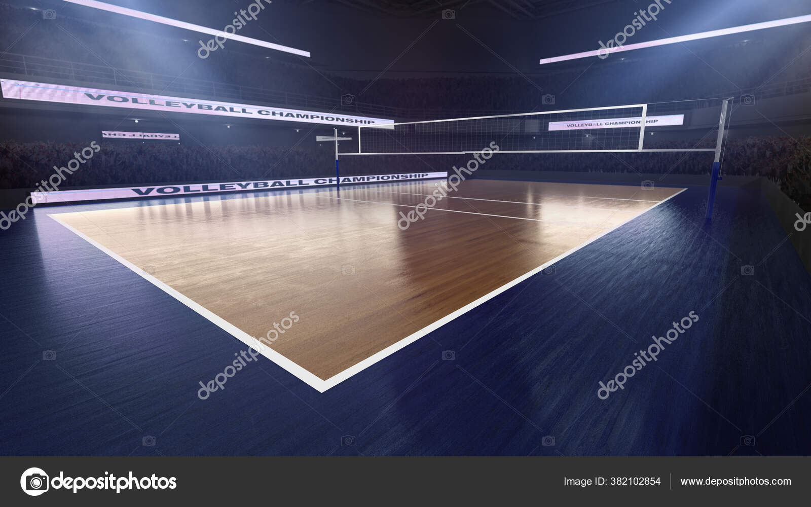 Professional Sport Volleyball Stadium Stock Photo by ©arturdidykgmail