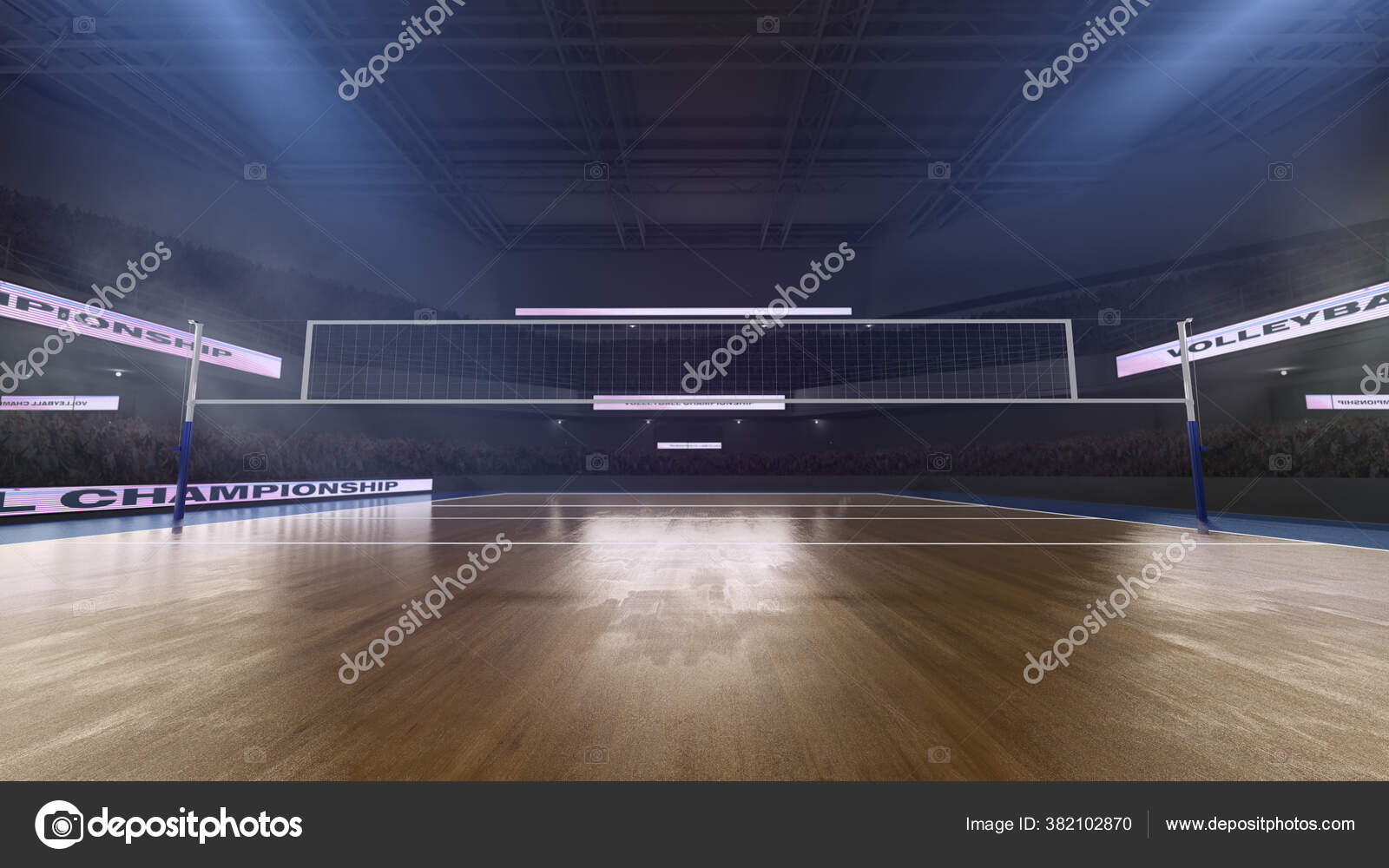 Professional Sport Volleyball Stadium Stock Photo by ©arturdidykgmail