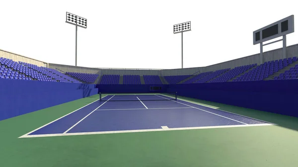 Tennis Court Rendering — Stock Photo, Image