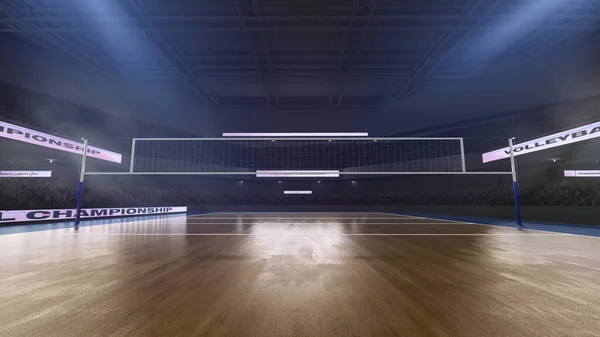 Profesyonel voleybol stadyumu.