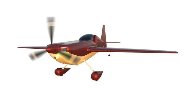 Sports Plane Render Illustration — 스톡 사진