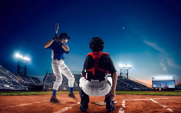 Giocatori Professionisti Baseball Sul Campo — Foto Stock