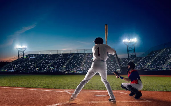 Jugadores Béisbol Profesionales Campo —  Fotos de Stock