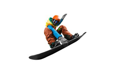 Snowboard. Olağanüstü kış sporları.