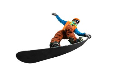 Snowboard. Olağanüstü kış sporları.