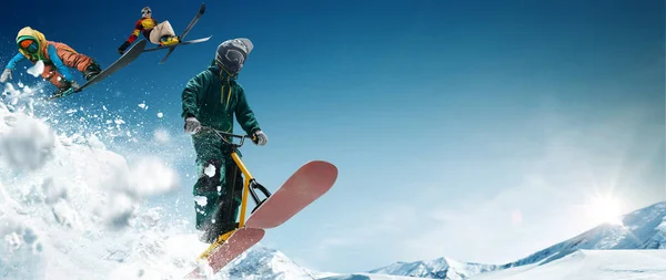 Snowboarding. Extreme winter sports.
