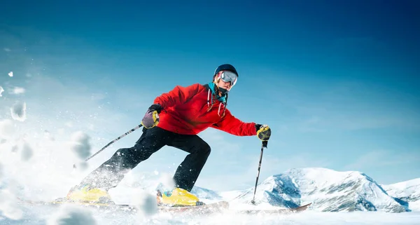 Esquiar Deportes Extremos Invierno — Foto de Stock