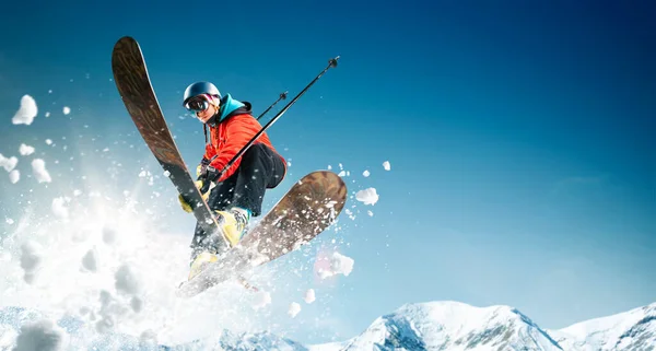 Skidåkning Extrema Vintersporter — Stockfoto