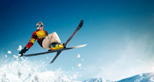 Ski Ekstrem Vintersport – stockfoto