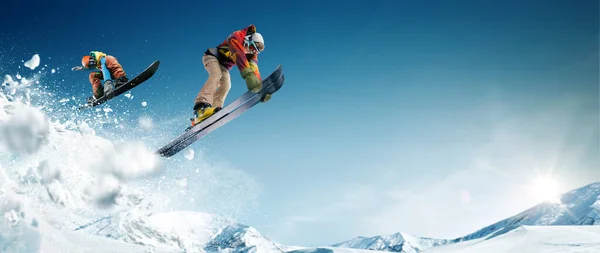 Snowboarding. Extreme winter sports.