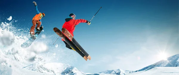 Snowboard Extrema Vintersporter — Stockfoto