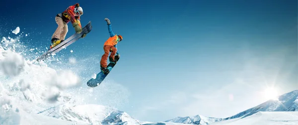Snowboard Extrema Vintersporter — Stockfoto