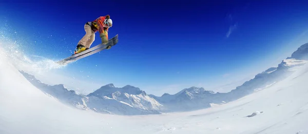 Esquiar Deportes Extremos Invierno — Foto de Stock