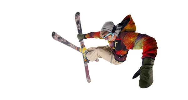 Skiing Extreme Winter Sports — Stock Photo, Image