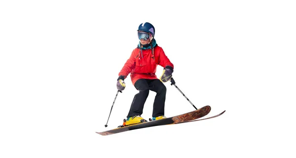 Skiing Extreme Winter Sports — Stock Photo, Image