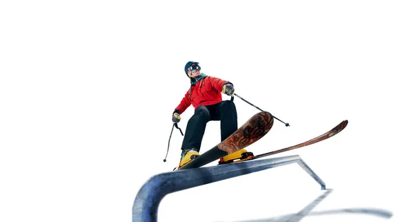 Esquiar Deportes Extremos Invierno —  Fotos de Stock