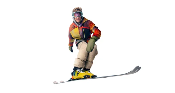 Skiing Extreme Winter Sports — Stock Photo, Image